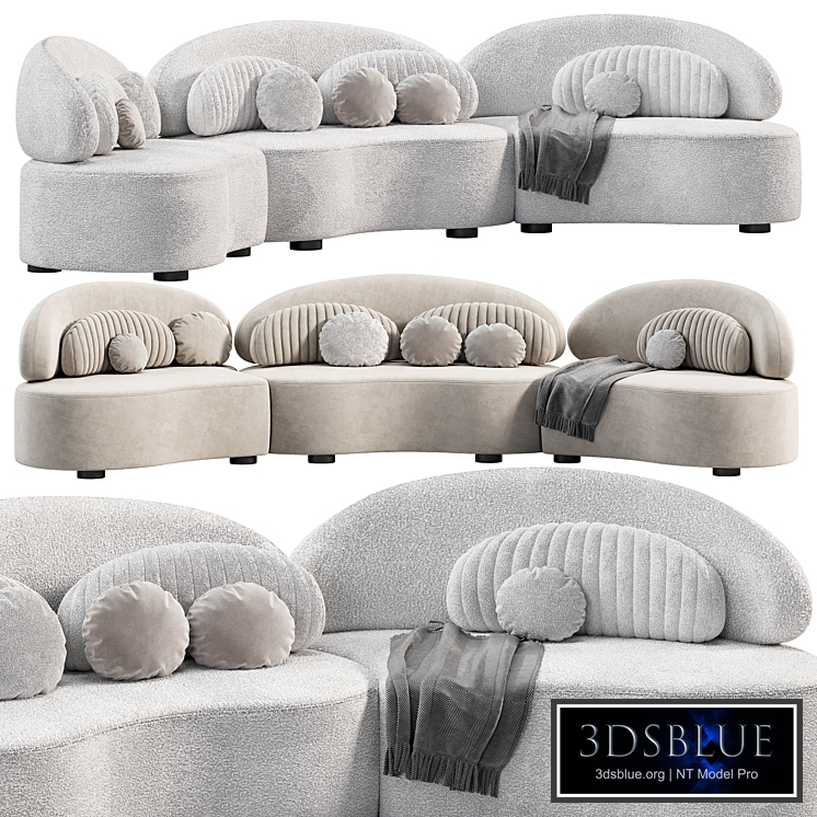 Modern Modular Sofa Velvet