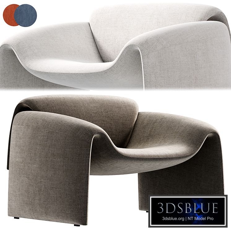 Le Club Armchair By Poliform