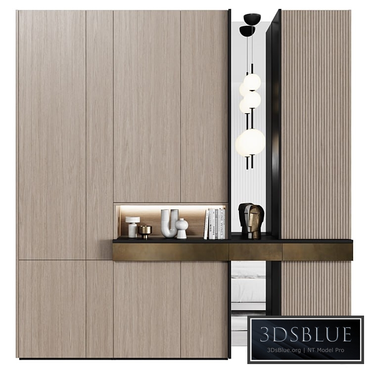 Hallway in modern style 01