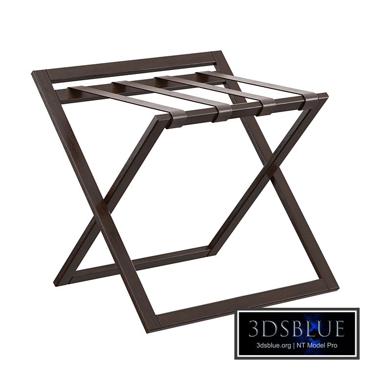 WOODEN LUGGAGE RACK EDUARD