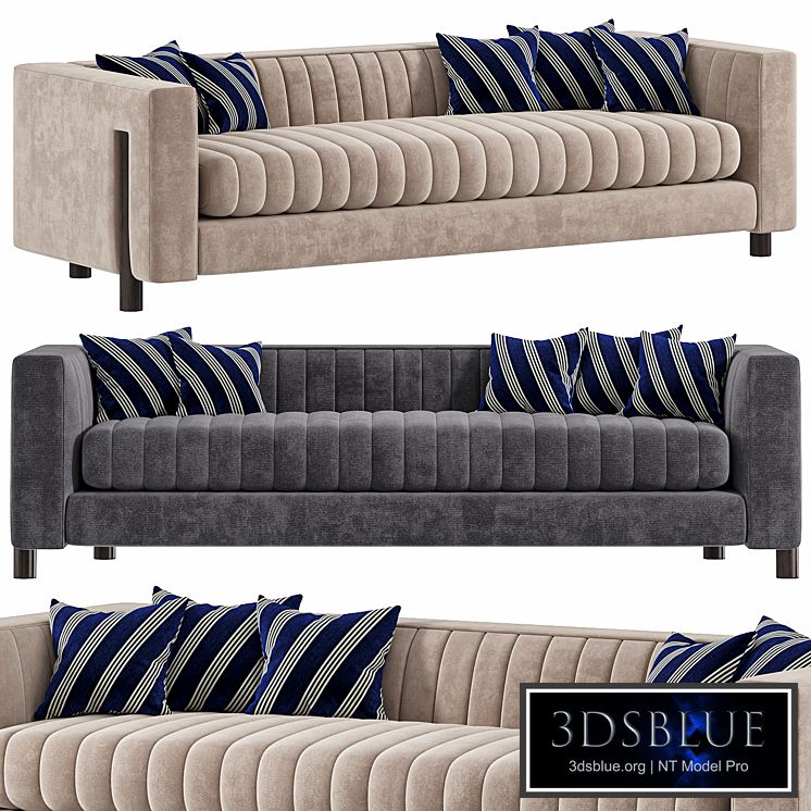 GRAY SOFA SOUTH HILL HOME COLLECTION