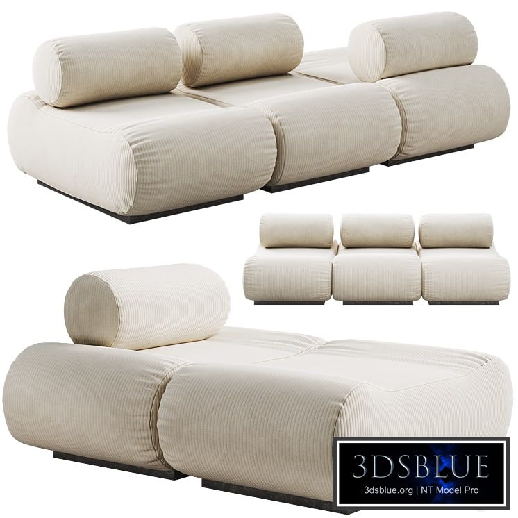 Modular sofa Corbi Trio