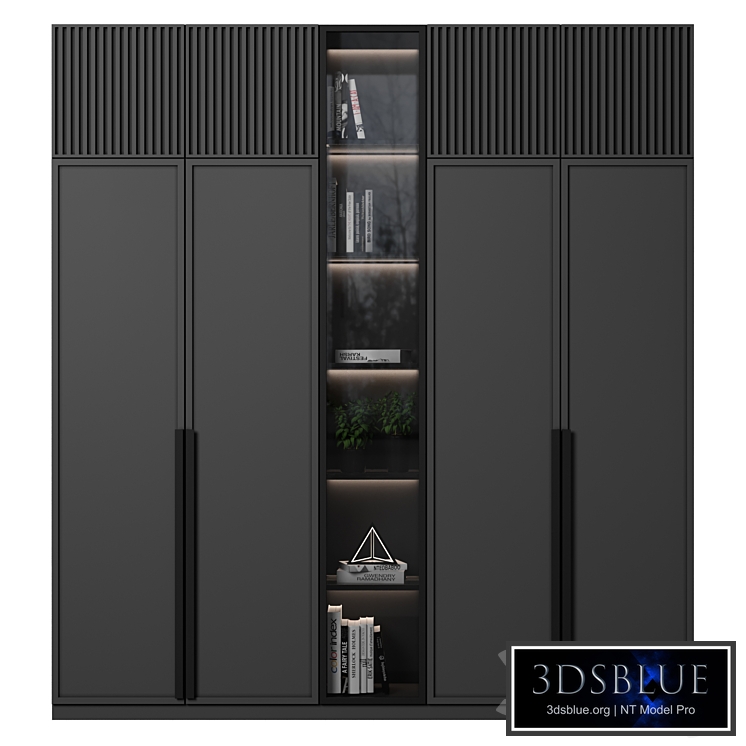 Cabinet with shelves 67