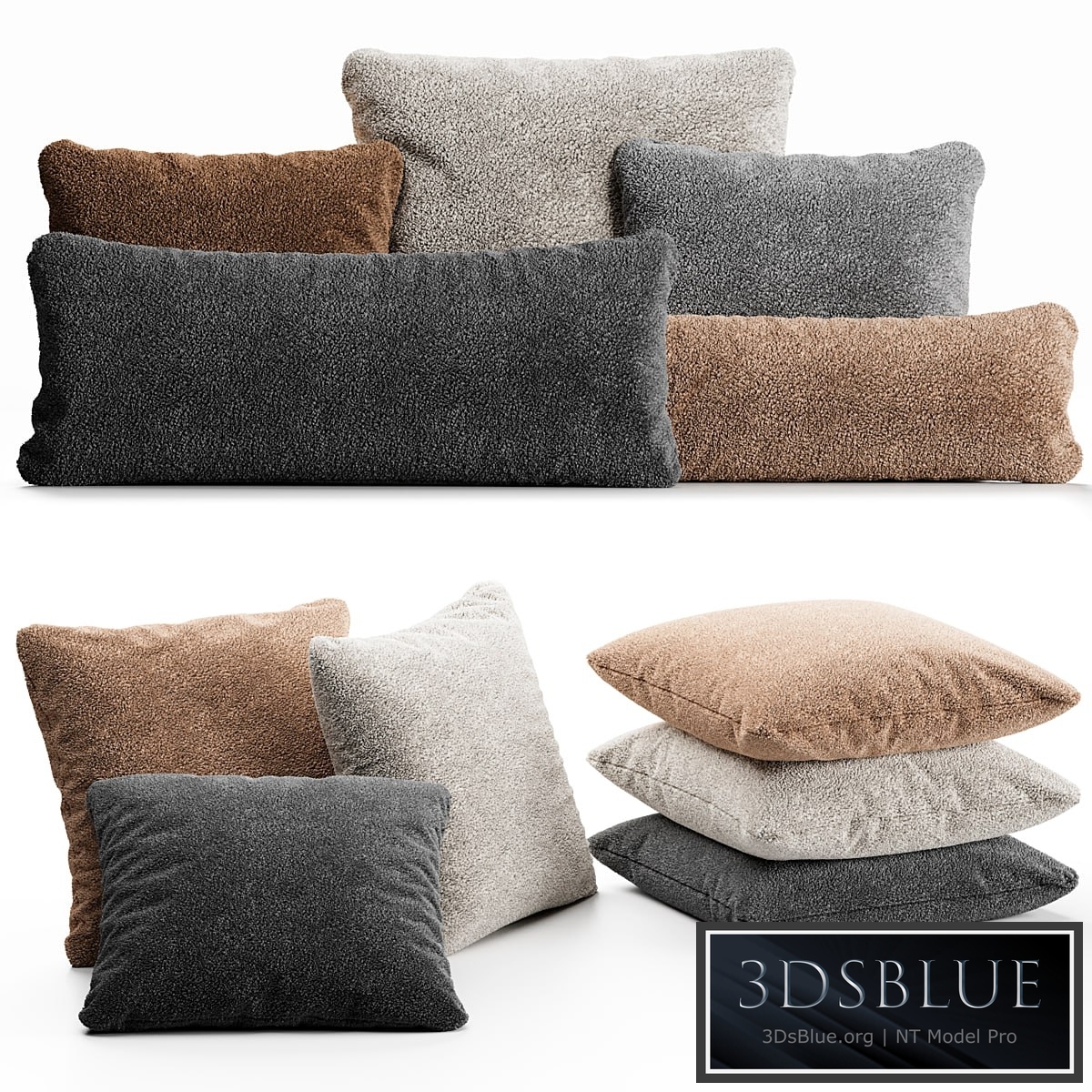 Boucle pillow set