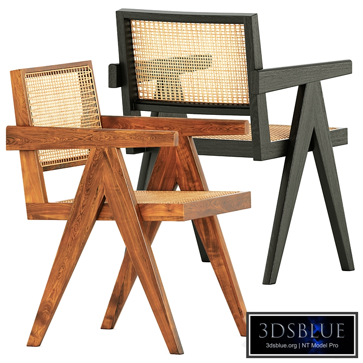 Pierre Jeanneret King chair by Tributeditions