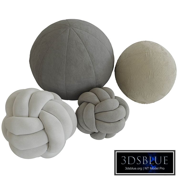 Knot pillow and sphere pillow