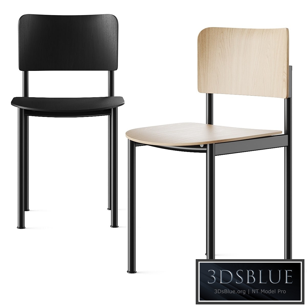 Fredericia Plan 3412 Wooden Seat Chair