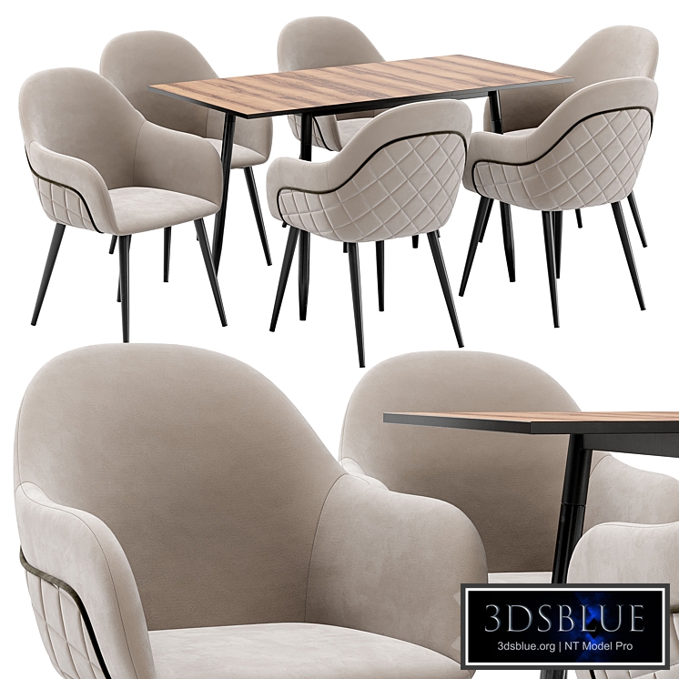 Novel dining chair and Enlay table