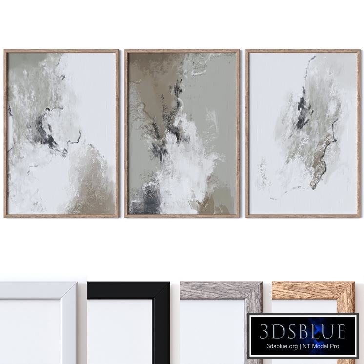 Set of large wall paintings 2439