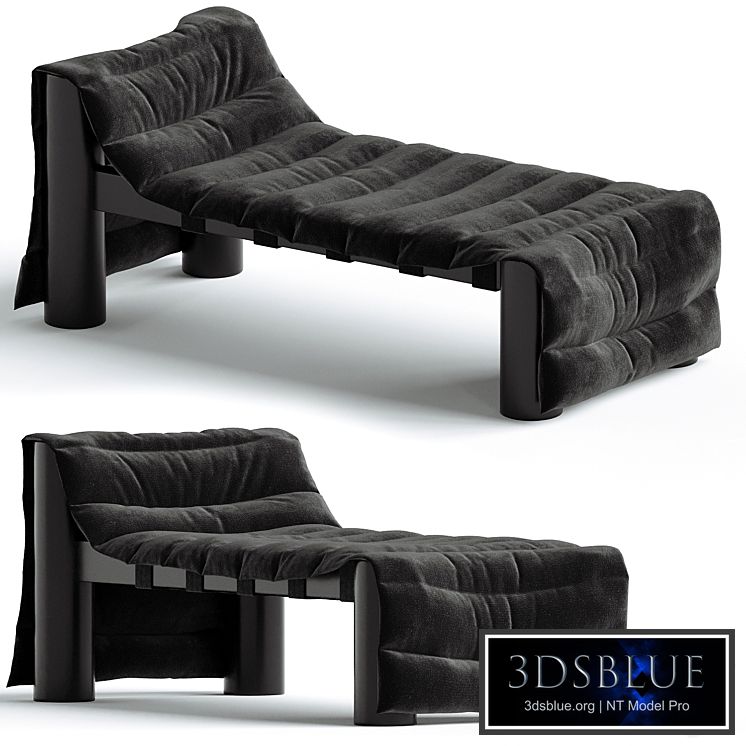 Black Bull Denim Daybed