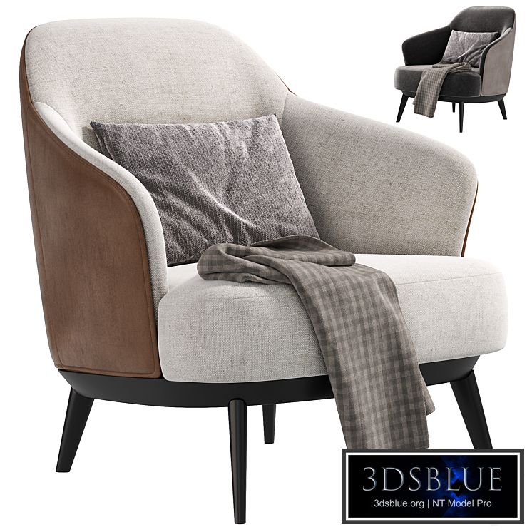 LESLIE ARMCHAIRS By Minotti, armchairs