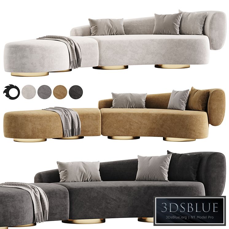 Repose Chaise Sofa By Okha