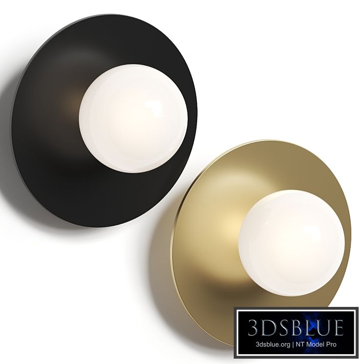 Nodes Large Angled Sconce by Kelly Wearstler Wall Lamp