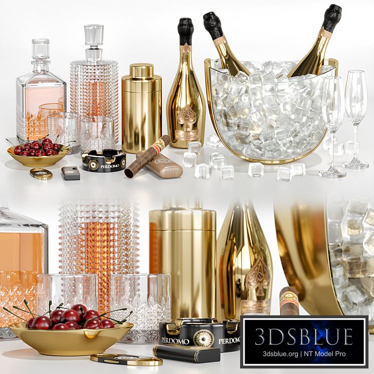 whiskey and champagne cocktail