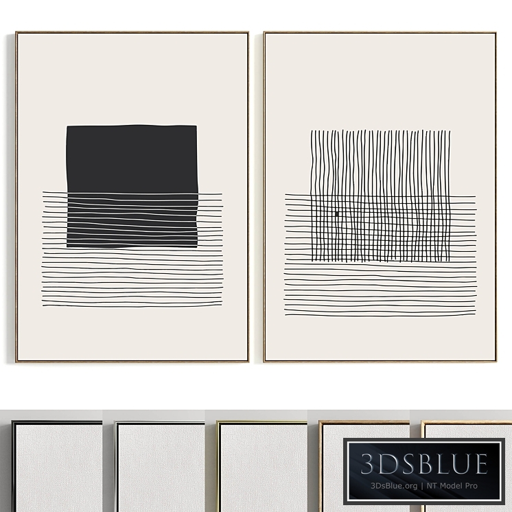 Plaster Two Photo Frame T-391