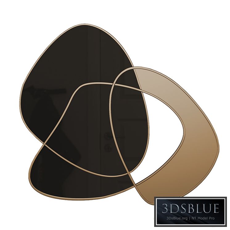 Abstract 3D Metal Wall Decor