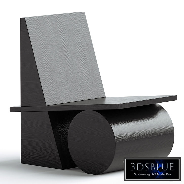 X4 Chair Contemporary Chair in Oak