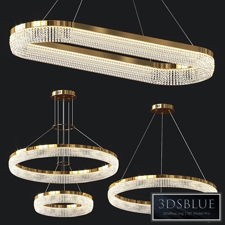 Crystal Ring Chandeliers