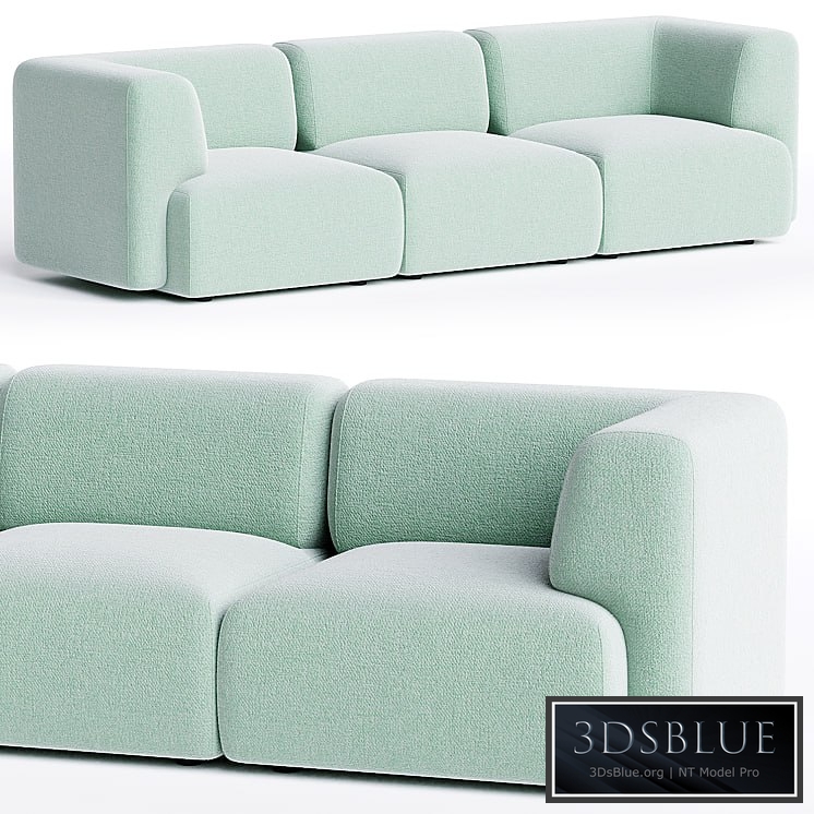 DUO MINI 3 seater sofa By Sancal