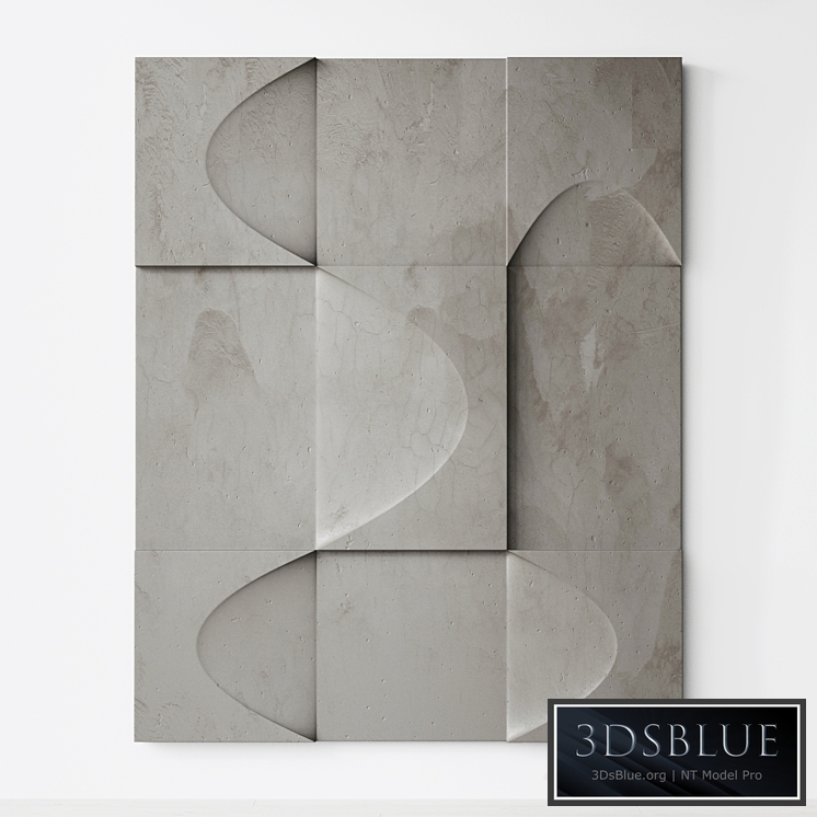 Abstract composition. Relief. Plateau. 15