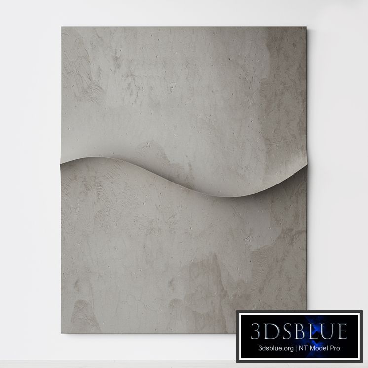 Abstract composition. Relief. Plateau. 34