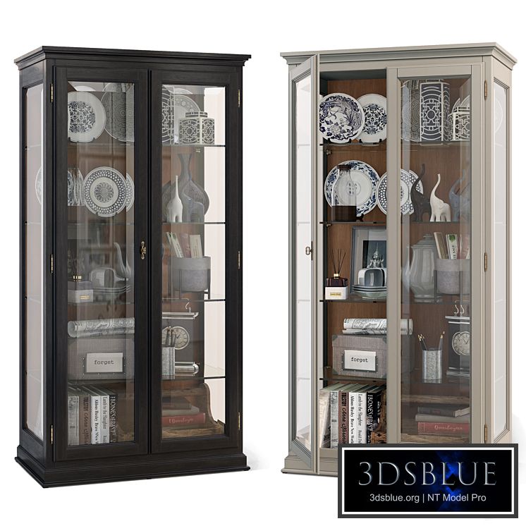 Cabinet / showcase with glass Showcase Domeniche Tosato