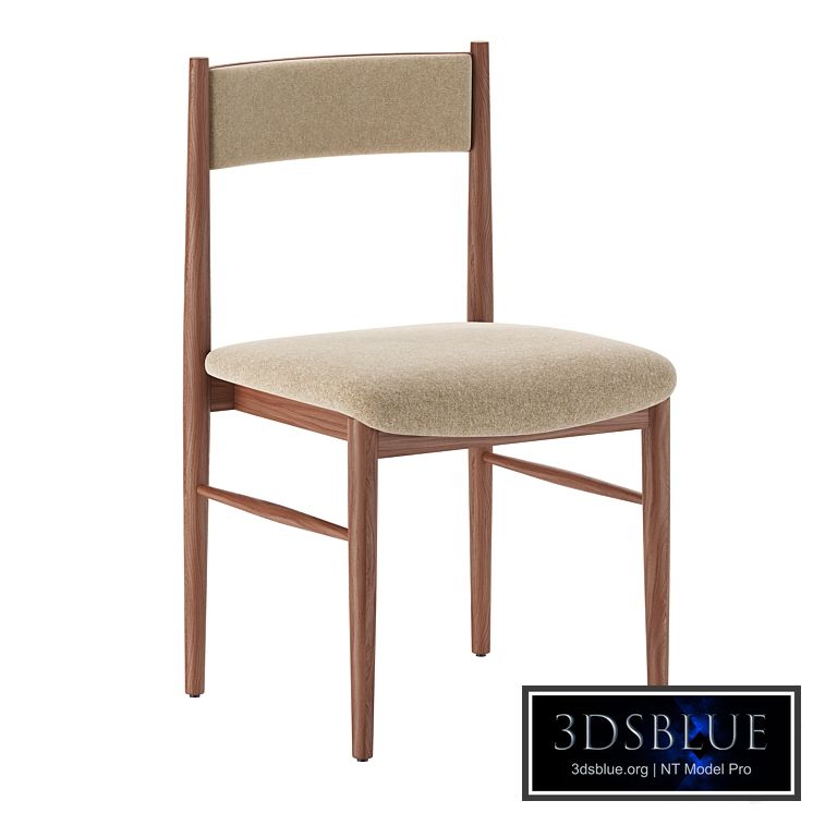 Crate & Barrel Petrie Upholstered Dining Chair
