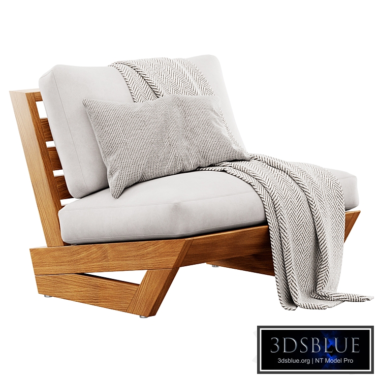 Sunset Teak Lounge Chair by cb2