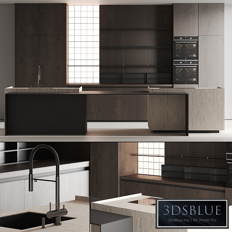 Modern kitchen with island 13