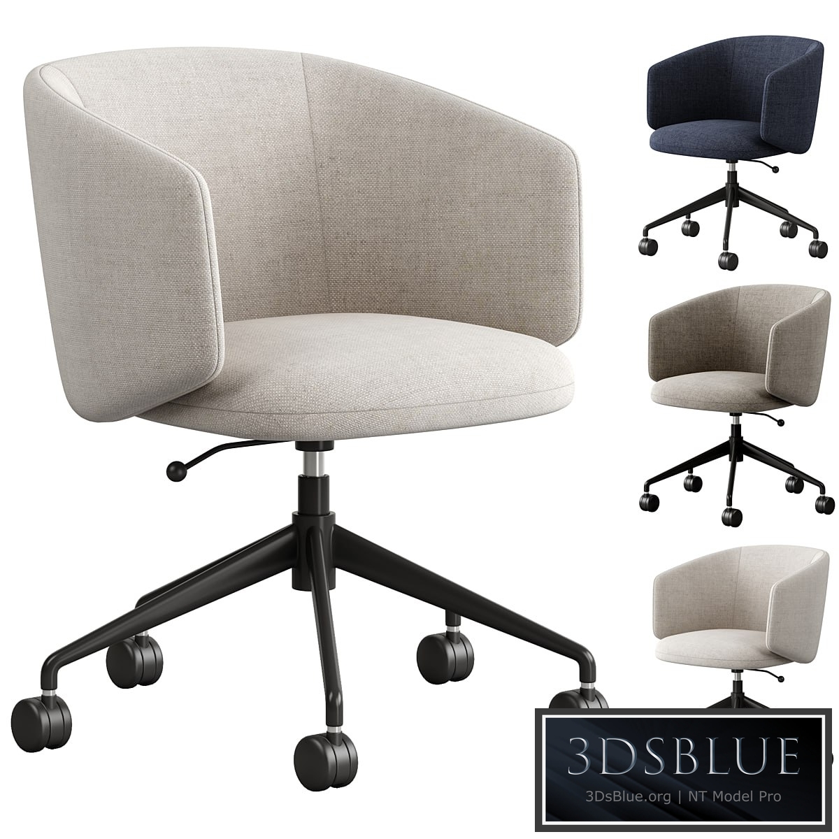 Crescent Swivel Chair