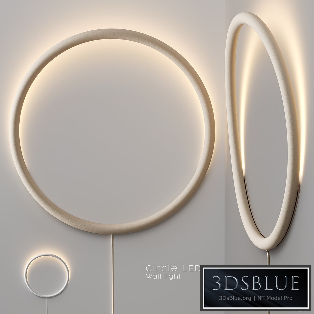 IKEA - VARMBLIXT Circle LED Wall light