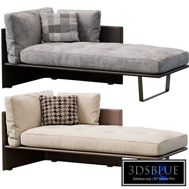 Luggage Chaise Longue By Minotti