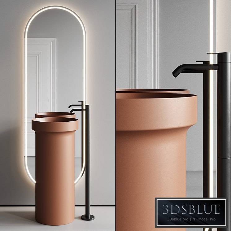 Inbani Arc Vanity Unit Set 1