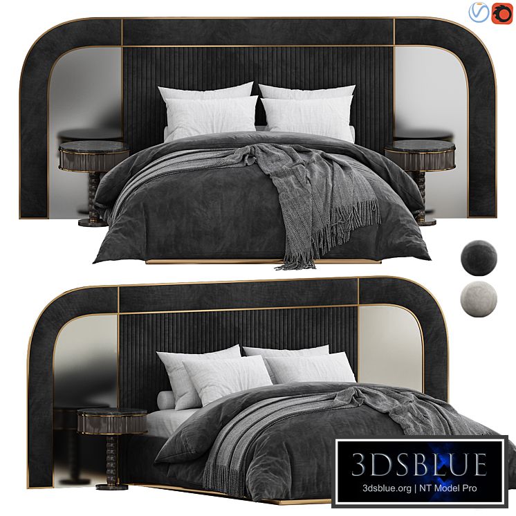 Velovis Bed by Zebrano