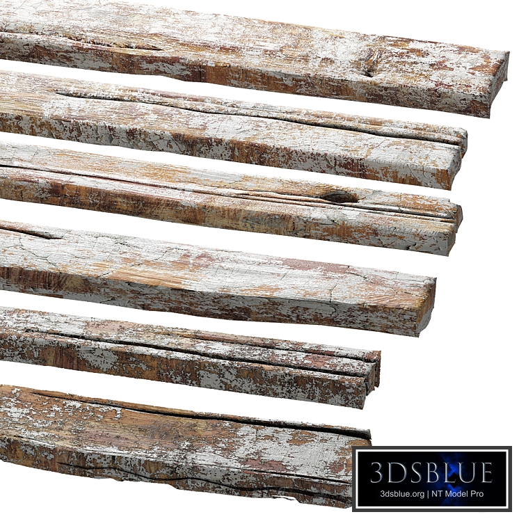 set of old boards in paint 1