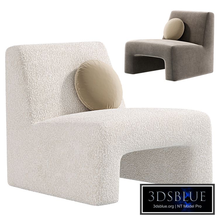 Dario Green Boucle Accent Chair by cb2, armchairs