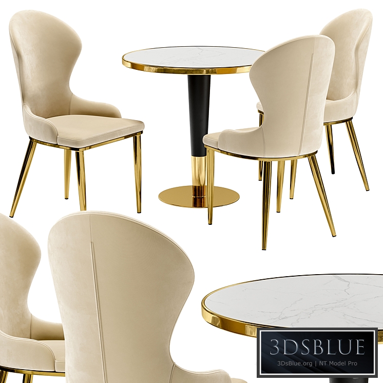 Dining chair Constance and table Madrid