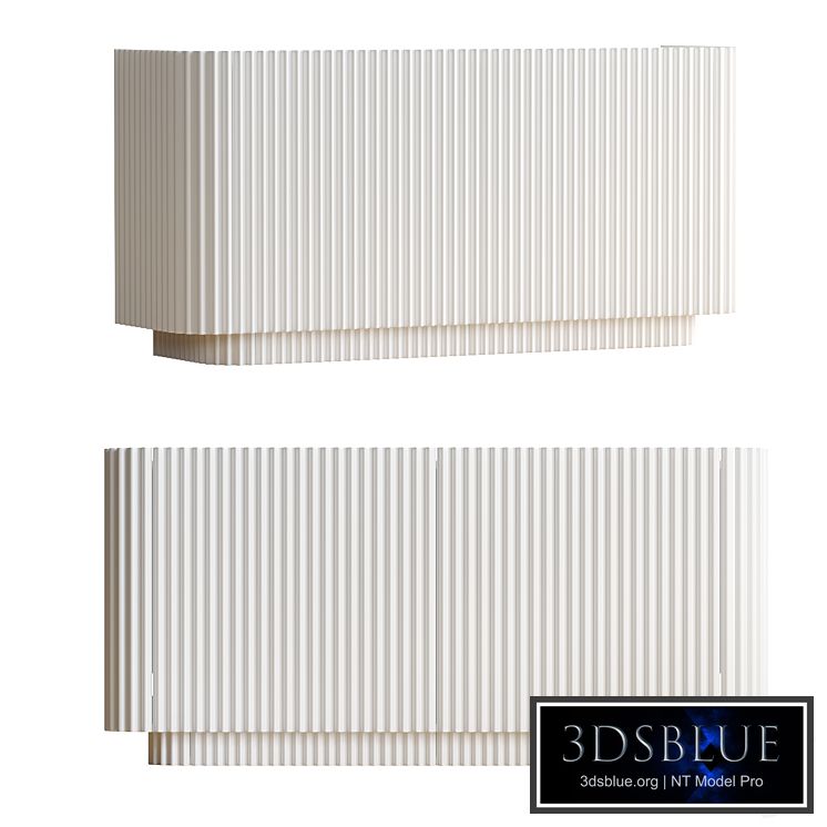 SB2 Truffle White Credenza