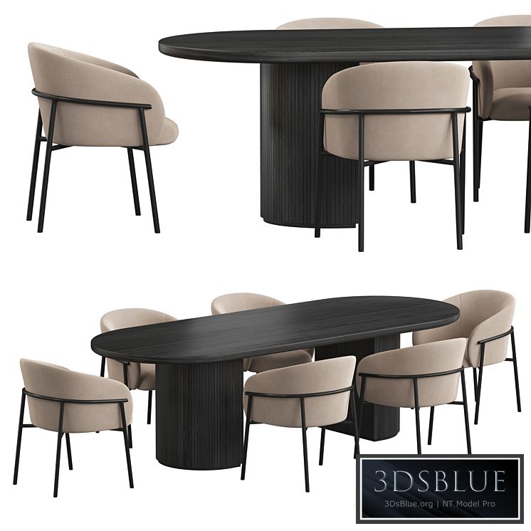 Gubi Moon Dining set