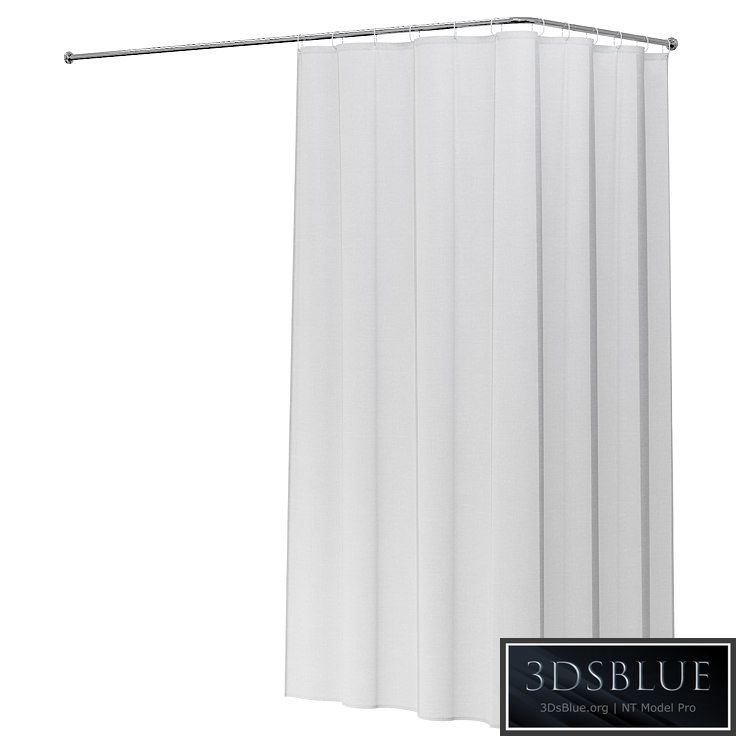 Shower curtain Corner set 1