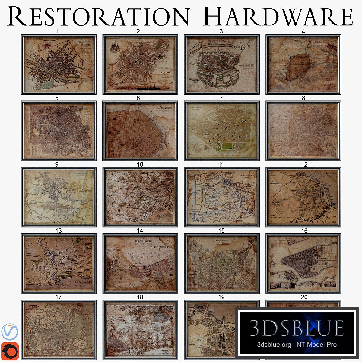 Restoration Hardware Maps