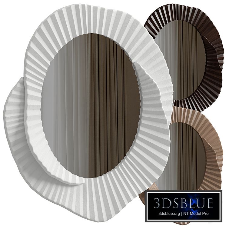 Issey mirror with 3 materials