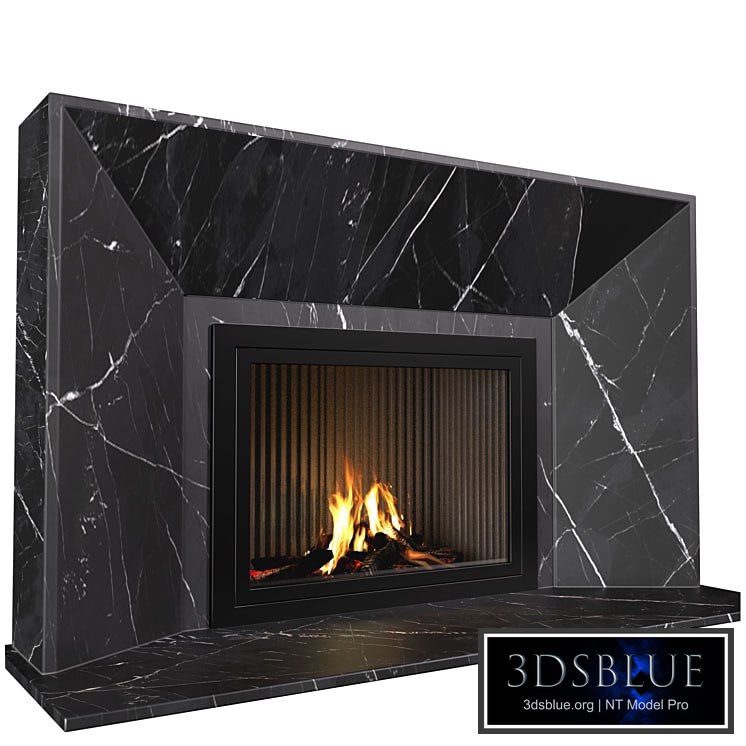 Marble Fireplace in Art Deco style. Marble Fireplace modern ArtDeco