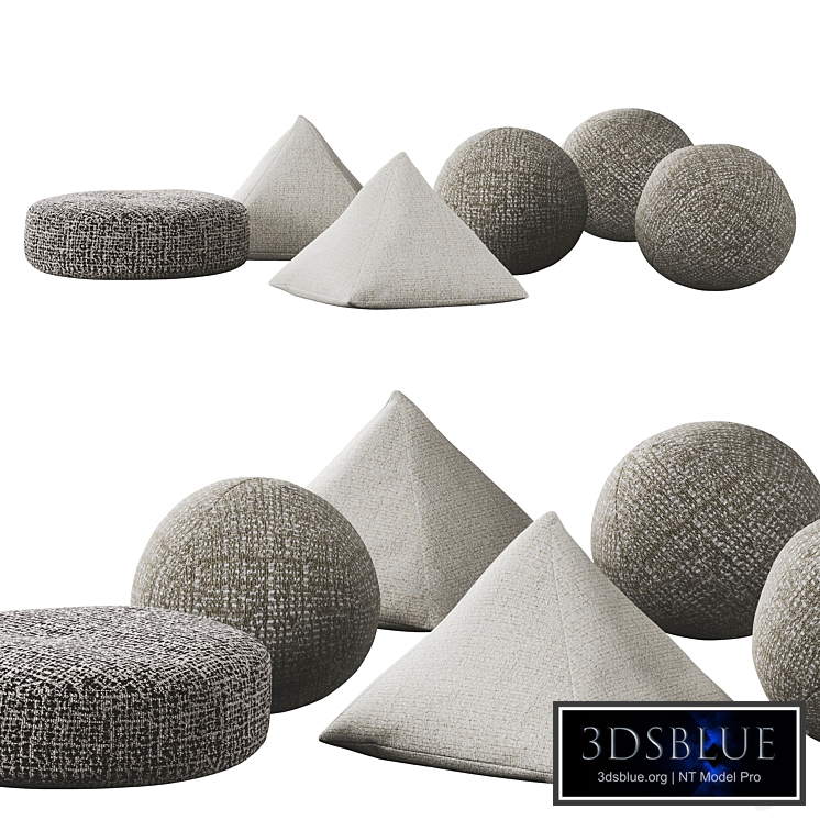 Set of decorative pillows