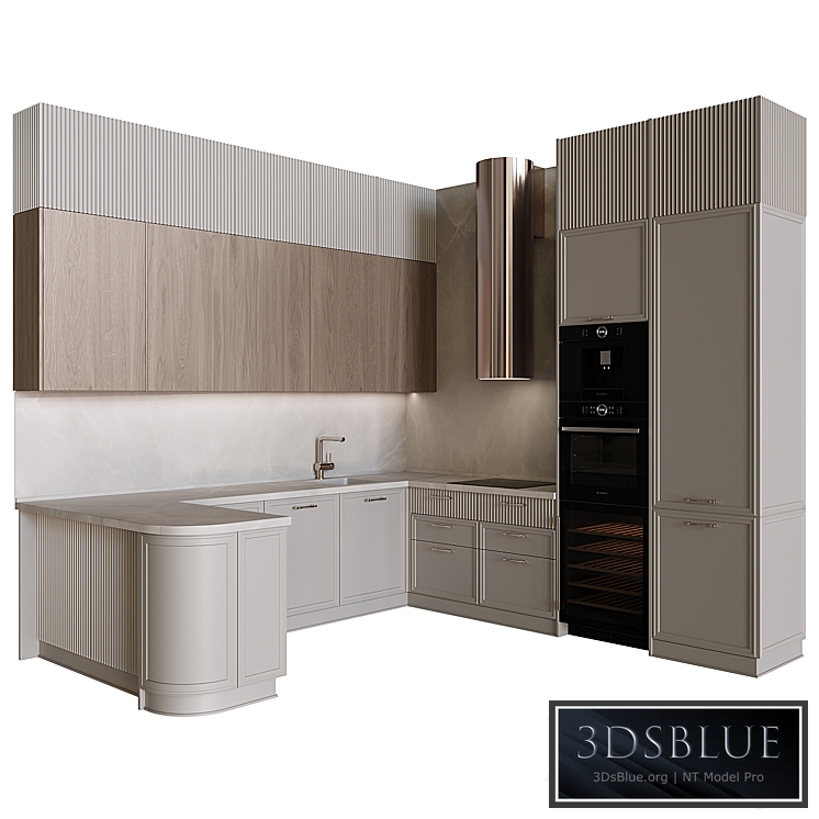 Neoclassical kitchen 30