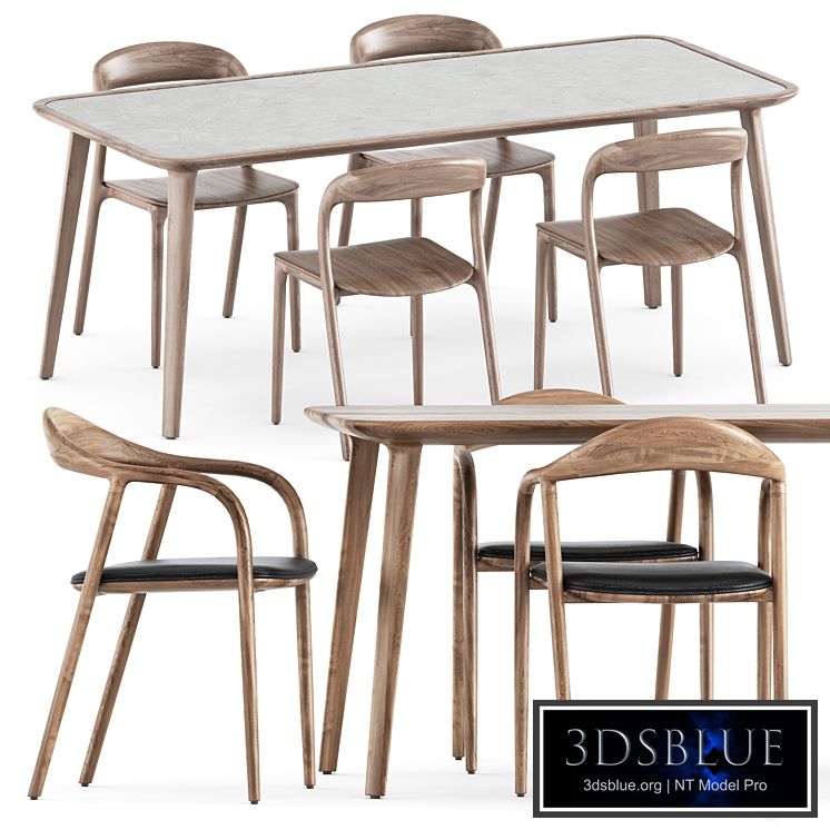 Neva chairs and Kalota table by Artisan