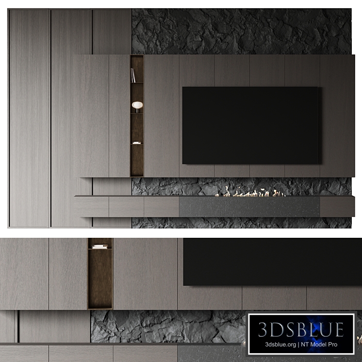 TV Rock panel №3 Vray