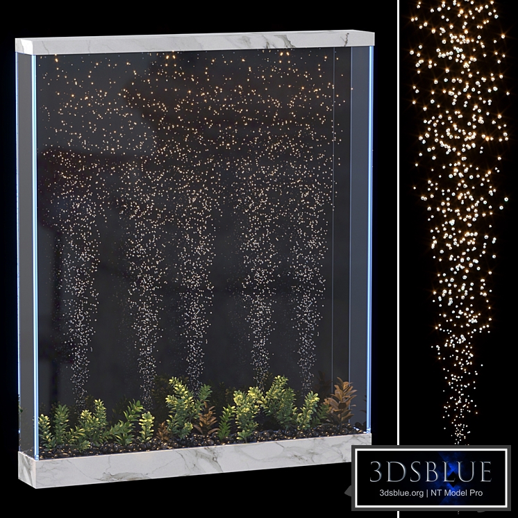 aquarium bubble wall