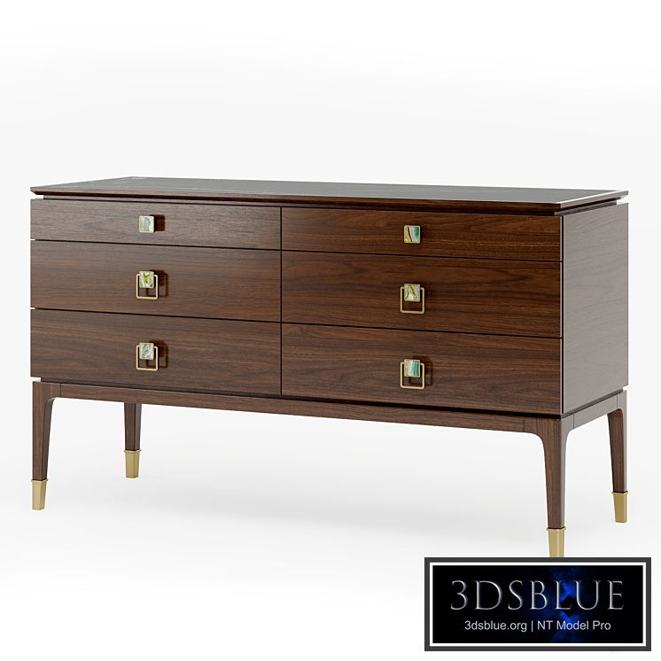 Galimberti Nino NARA CHEST OF 6 DRAWERS, cod. Nar 07G