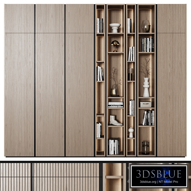 Modular cabinets in modern style 70